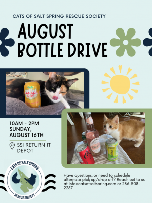 August bottle drive